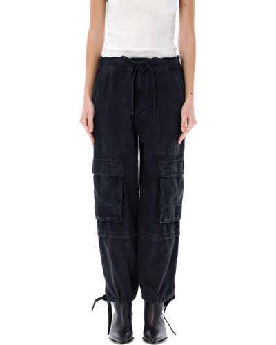 Isabel Marant Ivy Cargo Trousers - Blue