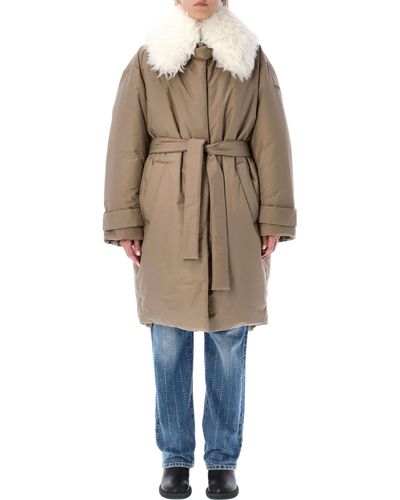 Stella McCartney Padded Parka - Natural