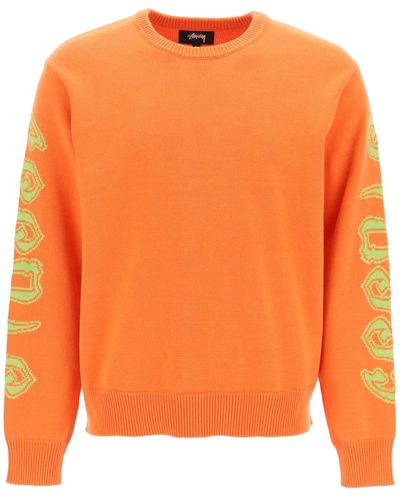 Orange Knitwear for Men | Lyst