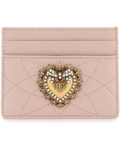 Dolce & Gabbana 'devotion' Cardholder - Pink