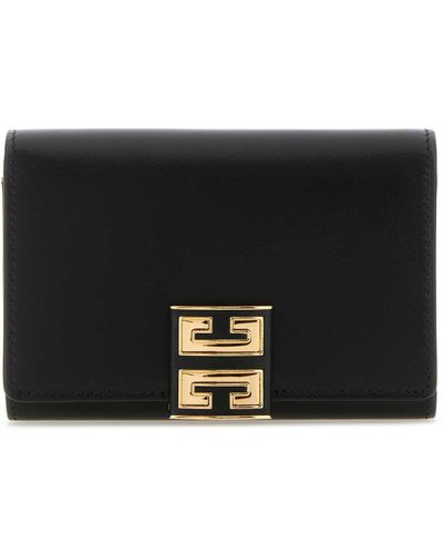 Givenchy Leather 4G Wallet - Black