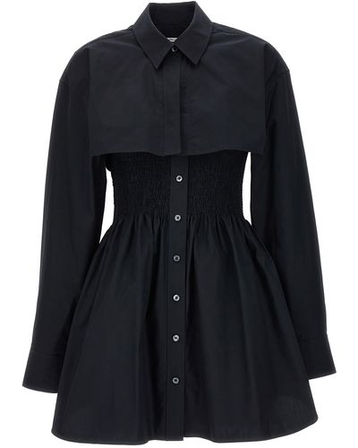 Alexander Wang Smocked Mini Dresses - Black