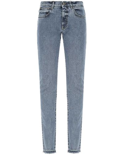 Fourtwofour On Fairfax Stretch Denim Jeans - Blue