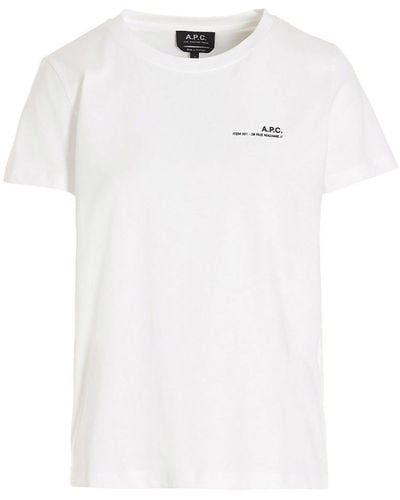 A.P.C. 'item' T-shirt - White