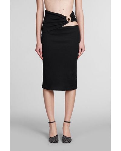 Christopher Esber Skirt In Black Polyester