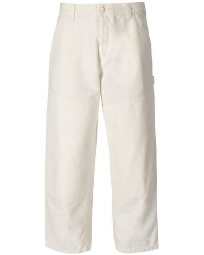 Carhartt WIP Wide Panel Pants - White