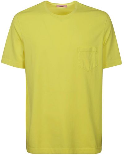 Drumohr Tshirt Pocket - Yellow