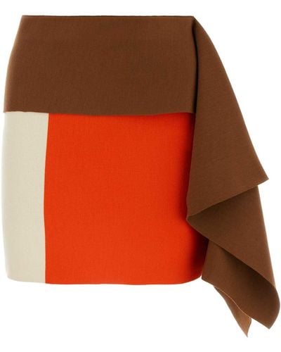 Fendi Skirts - Orange