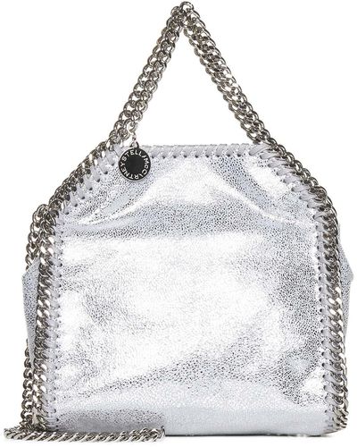 Stella McCartney Falabella shaggy Deer Tiny Tote Bag - White