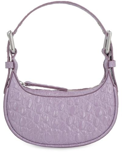 BY FAR Mini Soho Handbag - Purple