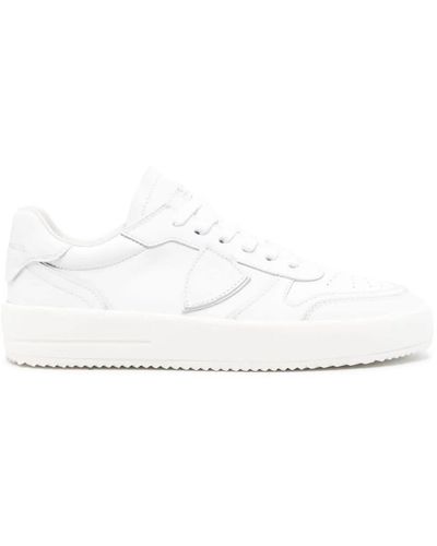 Philippe Model Nice Low Trainers - White