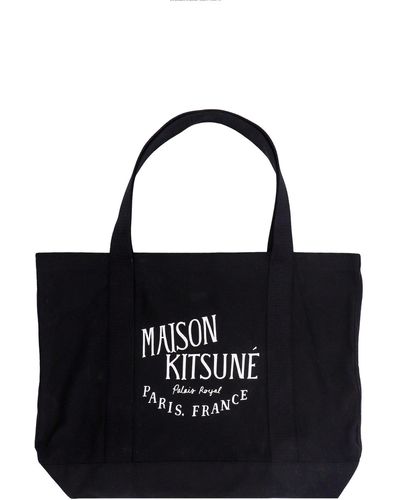 Maison Kitsuné Shoulder Bag - Black