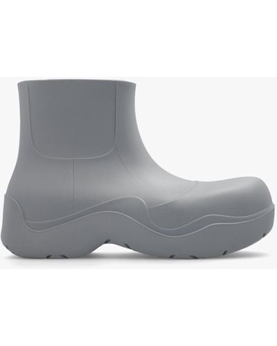Bottega Veneta Puddle Rain Boots - Gray