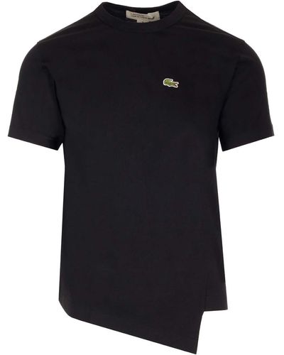 Comme des Garçons Asymmetric T-Shirt X La Coste - Black