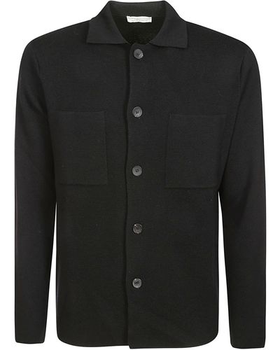 FILIPPO DE LAURENTIIS Field Jacket Wool Cashmere - Black