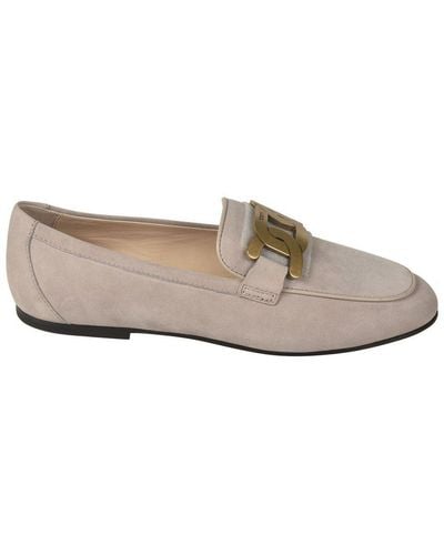 Tod's Kate Slip-on Loafers - Grey