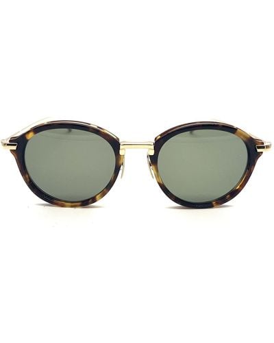 Thom Browne Round Frame Sunglasses - Green