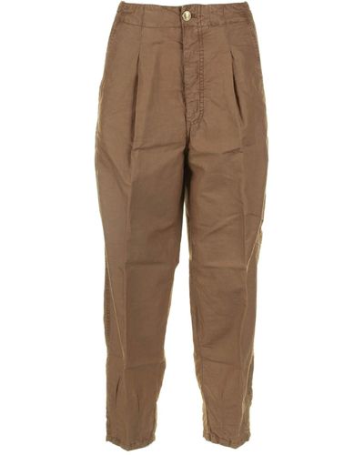 Myths High-Waisted Trousers - Natural