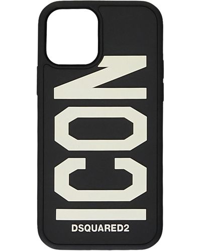 DSquared² Logo Detail Iphone 12 Pro Case - Black