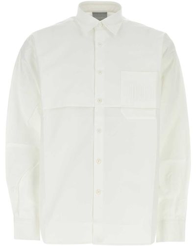 VTMNTS Cotton Oversize Shirt - White
