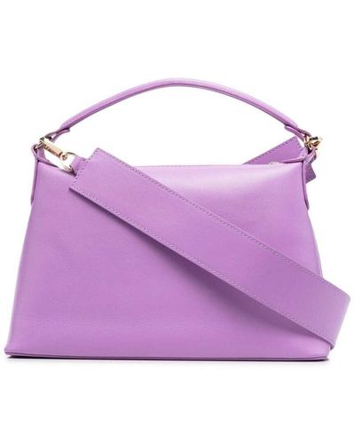 Liu Jo Leonie Hanne Woman's Hobo Lilac Leather Small Handbag - Purple