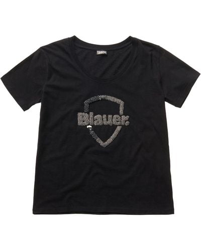 Blauer Jersey T-Shirt - Black