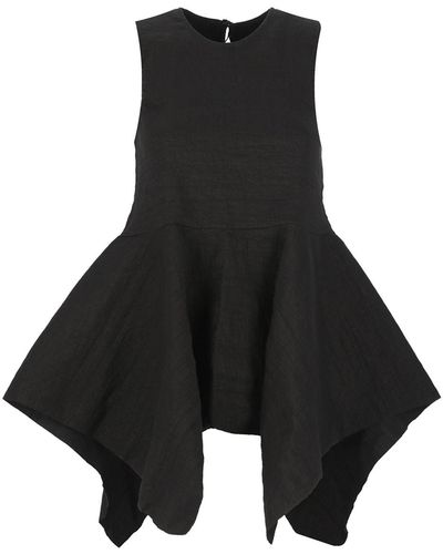 Uma Wang Tug Dress - Black