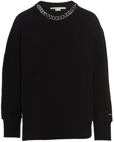 Stella McCartney 'falabella Chain' Sweatshirt - Black