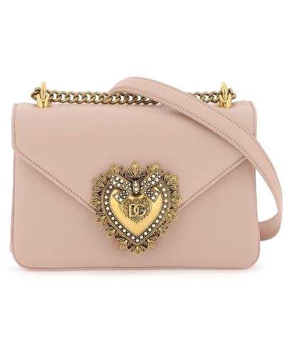 Dolce & Gabbana Devotion Shoulder Bag - Pink