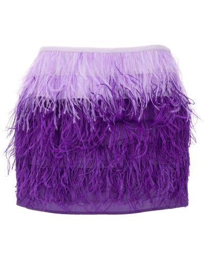Twin Set Myfo Mini Skirt - Purple