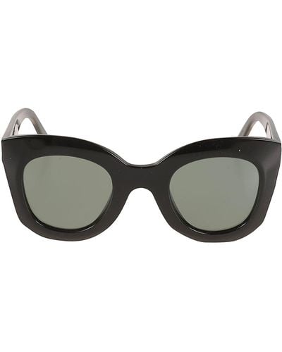 Celine Cat-Eye Curvy Sunglasses - Gray