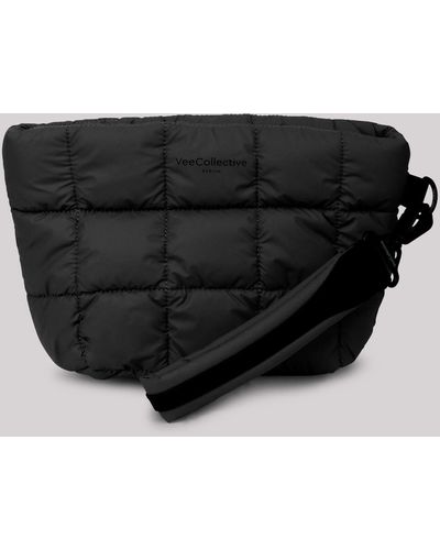 VEE COLLECTIVE Vee Collective Mini Porter Quilted Shoulder Bag - Black