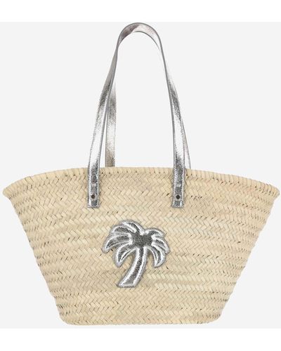 Palm Angels Palm Patch Tote Bag - Natural