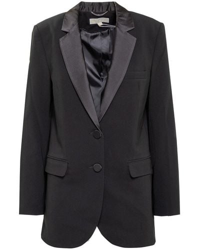 Michael Kors Single Breasted Tailored Blazer - Black