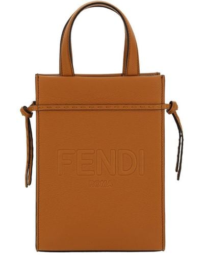 Fendi Shopper Handbag - Brown