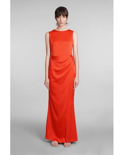 Jonathan Simkhai Tommy Dress In Red Acetate