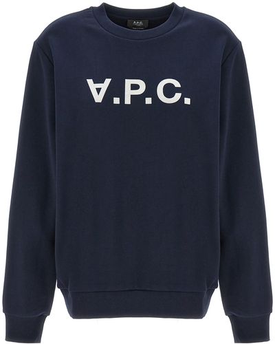 A.P.C. Standard Grand Vpc Sweatshirt - Blue
