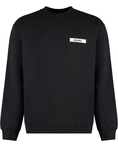 Jacquemus "Le Sweatshirt Gros Grain" Sweatshirt - Black