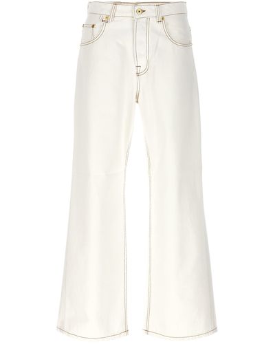 Jacquemus 'Le De-Nîmes Large' Jeans - White
