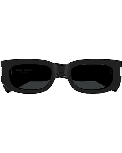Saint Laurent 51mm Rectangular Sunglasses - Black