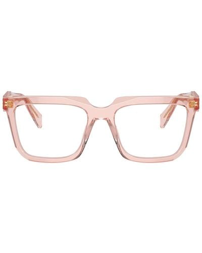 Prada Pra19V Symbole19Q1O1 Rosa Glasses - Pink