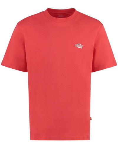 Dickies Summerdale Cotton T-Shirt - Red