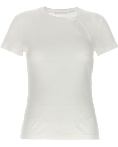 Helmut Lang Cut-Out T-Shirt - White