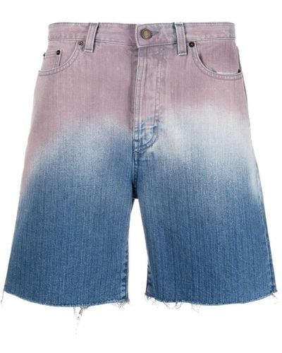 Saint Laurent Denim Shorts - Blue