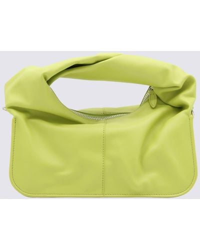 Yuzefi Leather Anise Wonton Handle Bag - Yellow