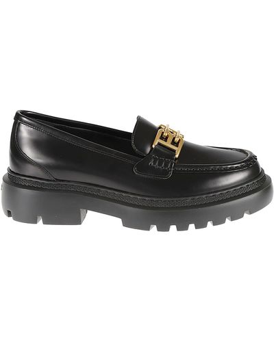 Bally Gioia Flat Loafers - Black