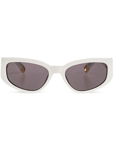 Jacquemus Rectangle Frame Sunglasses - White