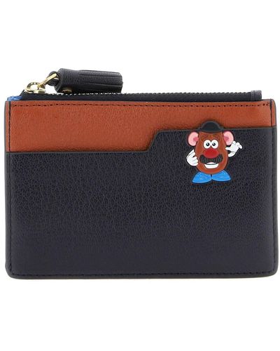 Anya Hindmarch Mr Potato Head Card Holder - Blue