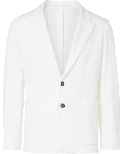 Paolo Pecora Jacket With Contrasting Buttons - White