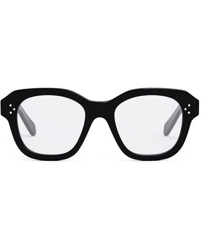 Celine Square Frame Glasses - Black